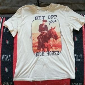 Graphic tee get off your high horse